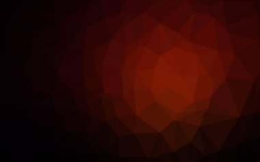 Koyu kırmızı vektör üçgeni mozaik örtüsü.