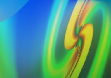 Multicolor vector background with lamp shapes