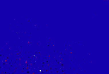 Açık Çokrenkli, kart işaretli Gökkuşağı vektör arkaplanı. Kalplerin, maça, sinek ve elmasların bulanık dekoratif tasarımı. Kitapçıklar, kumarhanelerin broşürleri..