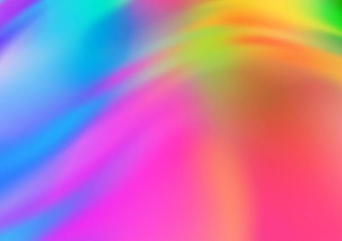 Multicolor vector background with lamp shapes