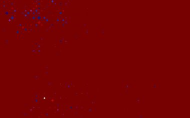 Açık Mavi, renkli yıldızlı kırmızı vektör arkaplanı.