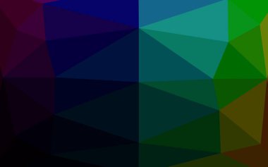 Çoklu renkli vektör üçgen mozaik dokusu