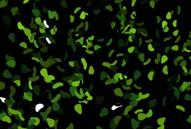 Soyut şekilli açık mor vektör arkaplanı. Rastgele şekillerle soyut tarzda dekoratif tasarım. Duvar kağıtları için zarif tasarım.