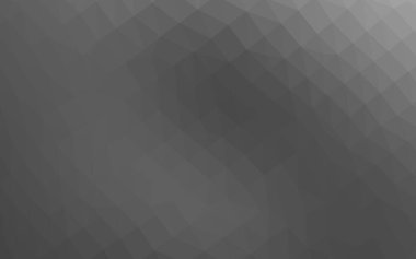 Açık Gümüş, gri vektör düşük polimerli kaplama.