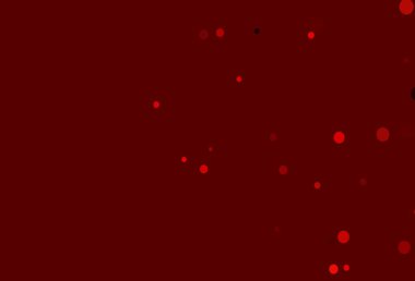 Dairesel şekilli açık kırmızı vektör düzeni. Soyut arka planda bulanık kabarcıklar ve renkli gradyan. Suyun deseni, yağmur damlaları.