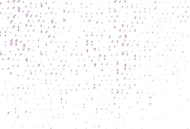 Cinsiyet sembollü açık mor vektör arkaplanı. Renkli cinsiyet sembollü soyut illüstrasyon. Randevu siteleri için temel tasarım.