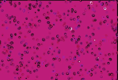 Disklerle vektör dokusu. Doğa tarzında bulanık halkaları olan güzel bir illüstrasyon. İş reklamları için tasarım.