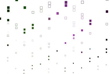 Açık Pembe, kare şeklinde yeşil vektör şablonu. Dikdörtgen şekilli soyut çizimler. Cep telefonları için arka plan.