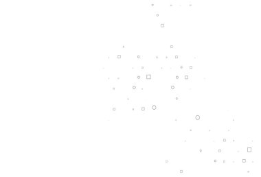 Açık Gümüş, gri vektör arkaplan, noktalı, noktalı, küplü. Renkli daireler, dikdörtgenler ile soyut arkaplan. Güzel web siteleri için desen.