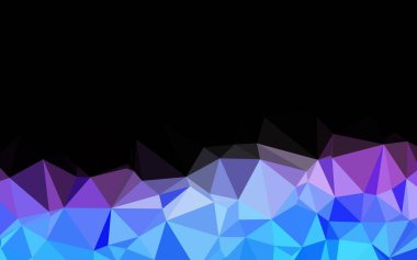 Açık Çokrenkli, Gökkuşağı vektör bulanık üçgen deseni.