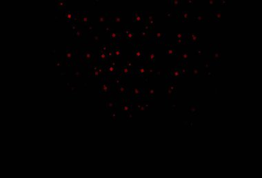 Çizgiler, daireler ve eşkenar dörtgenli koyu kırmızı vektör arkaplanı. Renkli daireler, üçgenler, kareler çizilmiş bir resim. İş ilanları, broşürler, broşürler için desen