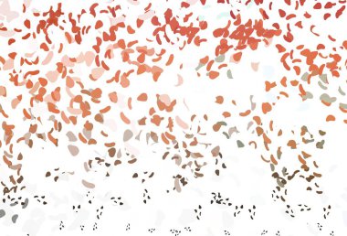 Rastgele biçimlerde açık kırmızı vektör dokusu. Renkli rastgele şekillerle modern soyut illüstrasyon. Duvar kağıtları için zarif tasarım.