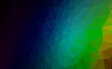 Çoklu renkli vektör üçgen mozaik dokusu