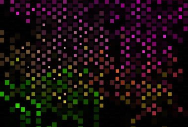 Koyu pembe, dikdörtgen biçiminde yeşil vektör dokusu. Dikdörtgen şekilli soyut çizimler. Web siteleri, iniş sayfaları için desen.