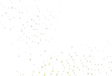 Müzik sembollü soyut vektör arkaplanı. Soyut tarzda dekoratif tasarım ve müzik şekilleri. Fasion dergileri için şablon.