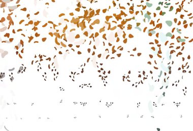 Soyut şekilli hafif turuncu vektör arkaplanı. Soyut gradyan şekilli basit renkli çizimler. Bir cep telefonu için arka plan.