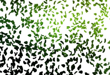 Soyut şekilli hafif turuncu vektör arkaplanı. Renkli rastgele şekillerle modern soyut illüstrasyon. Bir cep telefonu için arka plan.