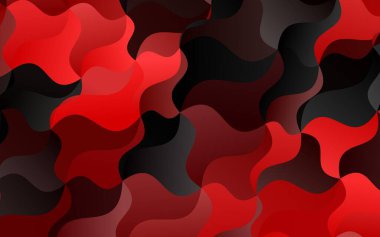 Bükülmüş kurdeleli Açık Kırmızı vektör arkaplanı.