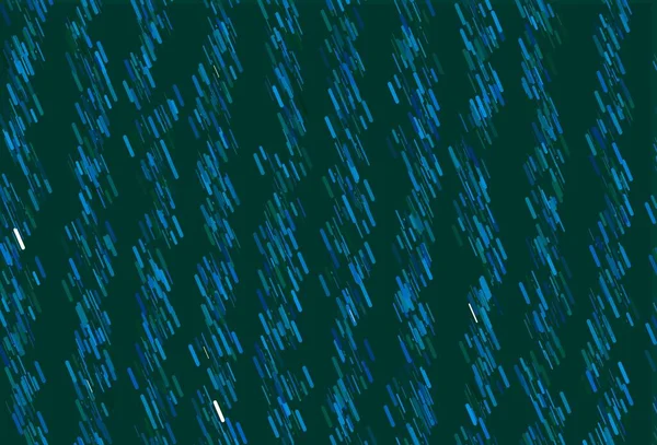 Синий Зеленый Векторный Рисунок Узкими Линиями Линии Размытом Абстрактном Фоне — стоковый вектор