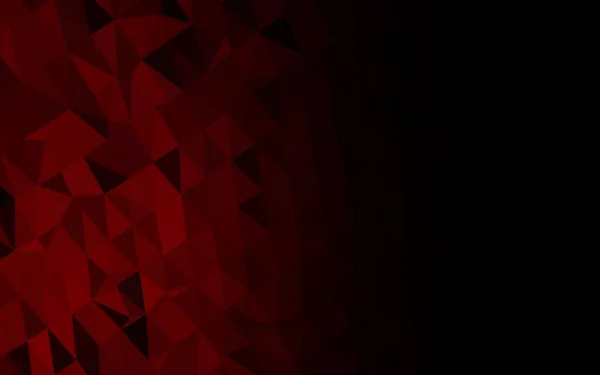 Luz Rojo Vector Brillante Plantilla Triangular — Vector de stock