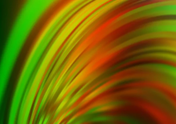Світло Зелений Червоний Векторний Шаблон Формами Бульбашок — стоковий вектор