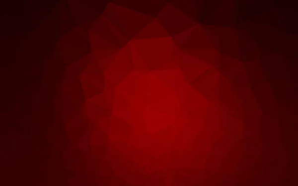 Couvercle Polygonal Abstrait Vecteur Rouge Clair — Image vectorielle