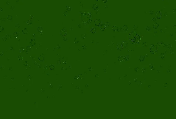 Světle Zelené Vektorové Pozadí Bublinami Rozmazané Bubliny Abstraktním Pozadí Barevným — Stockový vektor