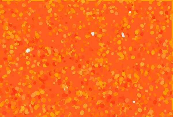 Světle Žlutá Oranžové Vektorové Pozadí Ohnutými Čarami Zářící Ilustrace Které — Stockový vektor