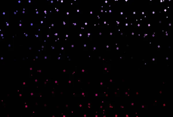 Donkerroze Blauwe Vectorhoes Veelhoekige Stijl Met Cirkels Glitter Abstracte Illustratie — Stockvector