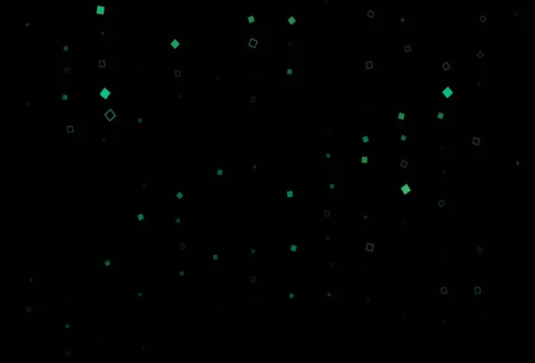 Σκούρο Πράσινο Διανυσματικό Μοτίβο Κρύσταλλα Ορθογώνια Διακοσμητικό Σχέδιο Αφηρημένο Στυλ — Διανυσματικό Αρχείο