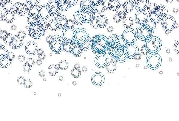 球体のライトブルーベクトルパターン 雨のぼやけた滴と光る抽象的なイラスト あなたのブランドブックのための完全に新しいテンプレート — ストックベクタ