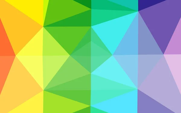 Çoklu Renkli Vektör Üçgen Mozaik Dokusu — Stok Vektör