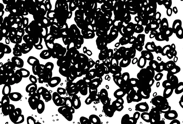 Schwarz Weißer Vektorhintergrund Mit Punkten Verschwommenes Dekoratives Design Abstrakten Stil — Stockvektor
