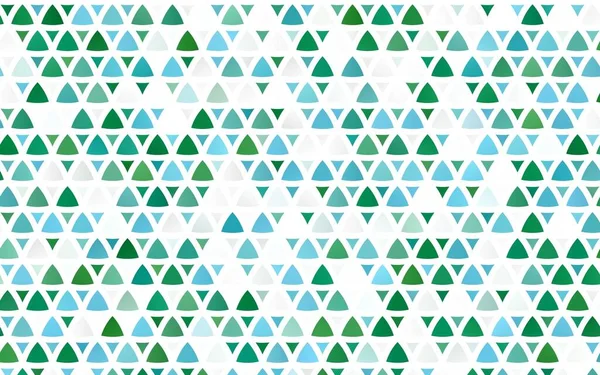 Azul Claro Vetor Verde Textura Sem Costura Estilo Triangular — Vetor de Stock