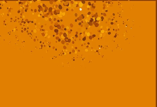 Світло Жовтий Помаранчевий Векторний Шаблон Вигнутими Стрічками Розмитий Геометричний Зразок — стоковий вектор