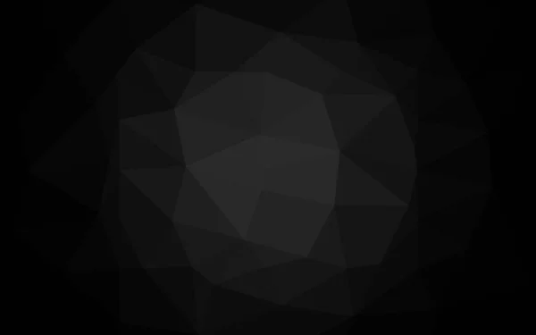 Темне Срібло Сірий Вектор Абстрактний Мозаїчний Фон — стоковий вектор