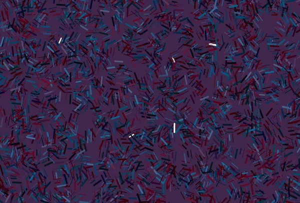 Donkergroen Rood Vectorpatroon Met Smalle Lijnen Lijnen Wazig Abstracte Achtergrond — Stockvector