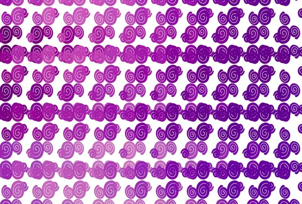 Luz Fundo Vetor Roxo Com Formas Lava Ilustração Abstrata Colorida — Vetor de Stock