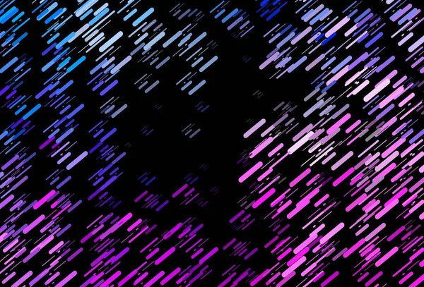 濃いピンク 細い線で青のベクトルパターン 譜付きのモダンな幾何学的抽象的なイラスト あなたのビジネス広告のためのスマートデザイン — ストックベクタ