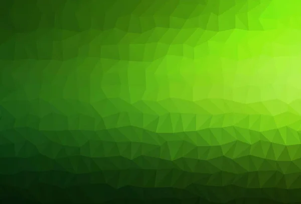 Светло Зеленый Вектор Абстрактный Мозаичный Фон Блестящие Абстрактные Иллюстрации Элегантным — стоковый вектор