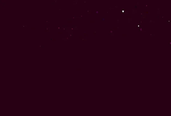 Светло Фиолетовый Векторный Узор Символом Карточек Блестящий Абстрактный Эскиз Изолированными — стоковый вектор