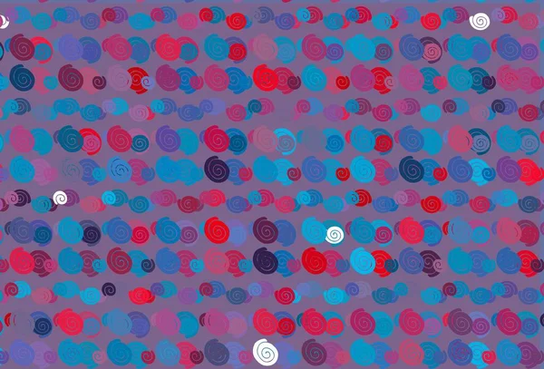 Bleu Clair Motif Vectoriel Rouge Avec Des Formes Lampe Illustration — Image vectorielle