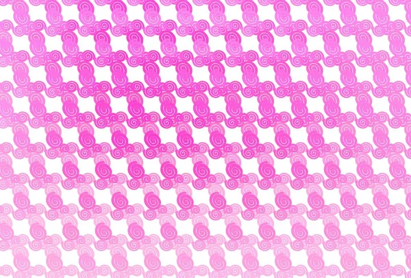 Светло Розовый Векторный Рисунок Изогнутыми Лентами Совершенно Новая Цветная Иллюстрация — стоковый вектор