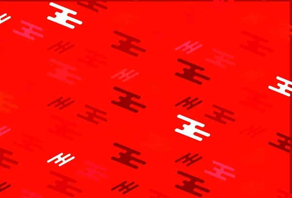 Texture Vectorielle Rouge Clair Avec Des Lignes Colorées Design Décoratif — Image vectorielle