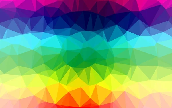 Multicolor Vector Triangle Mosaic Texture — Vector de stock