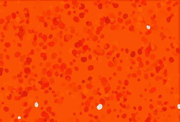 Modèle Vectoriel Orange Clair Avec Des Formes Lave Illustration Géométrique — Image vectorielle