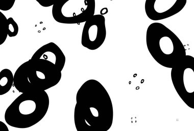 Disklerle vektör dokusu. Doğa tarzında bulanık halkaları olan güzel bir illüstrasyon. İş reklamları için tasarım.