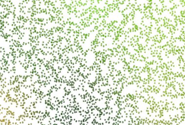 Çember şekilli açık yeşil vektör düzeni. Bulanık yağmur damlaları olan soyut bir çizim. İş reklamları için tasarım.