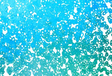 Bükülmüş kurdeleli vektör şablonu. Bulanık çizgilerden oluşan parlak çizimler. Reklamınız, broşürleriniz, broşürleriniz için yeni bir doku.