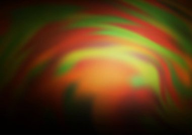 Koyu sarı, turuncu vektör bulanık parlak soyut şablon.